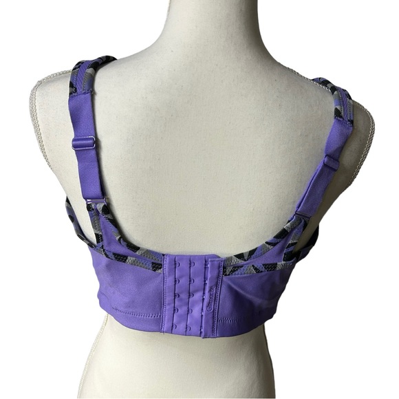 GLAMORISE SPORT high impact wirefree full bust full figure plus size sports bra - Picture 6 of 10